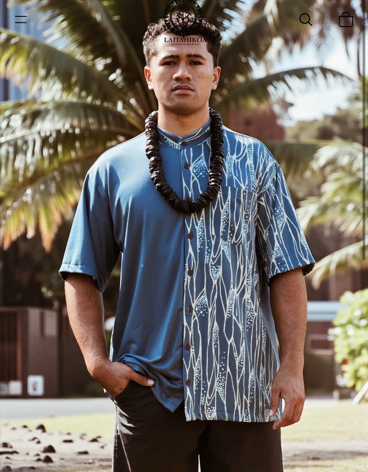 Mens Aloha Shirt